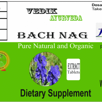 Vedik Ayurveda Bachnag Extract Tablets Pack of 60 Tablets