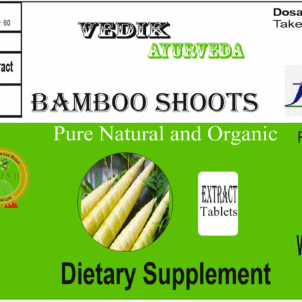 Vedik Ayurveda Bamboo shoots Extract Tablets Pack of 60 Tablets