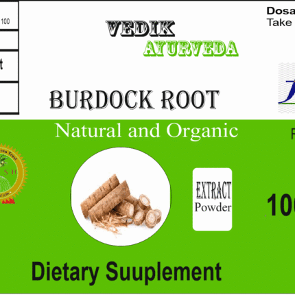Vedik Ayurveda Burdock Root Extract Powder Pack of 100 Gram