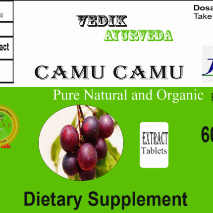 Vedik Ayurveda Camu camu Extract Tablets Pack of 60 Tablets