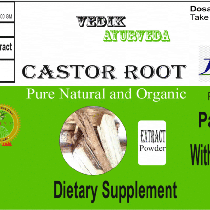 Vedik Ayurveda Castor Root Extract Powder Pack of 100 Gram