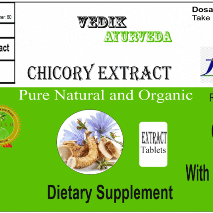 Vedik Ayurveda Chicory Extract Tablets Pack of 60 Tablets