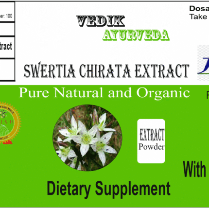 Vedik Ayurveda Swertia chirayita Extract Powder Pack of 100 Gram
