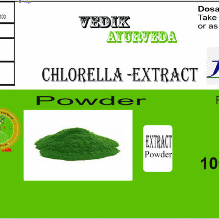 Vedik Ayurveda Chlorella Extract Powder Pack of 100 Gram
