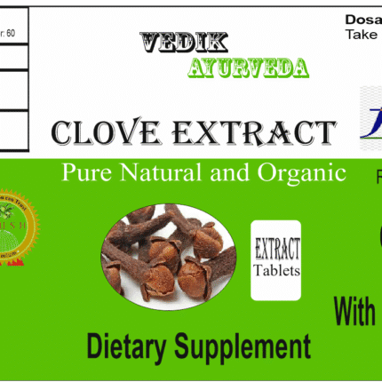 Vedik Ayurveda Clove Extract Tablets Pack of 60 Tablets