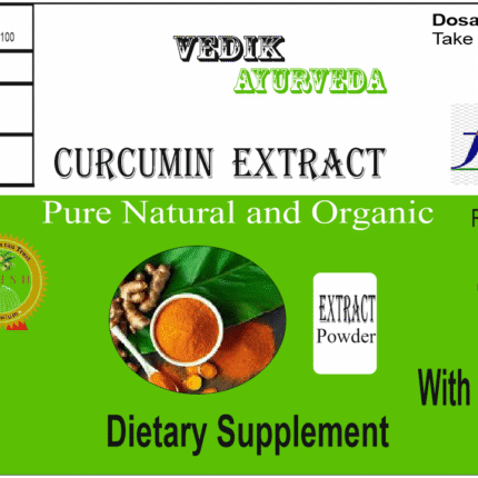 Vedik Ayurveda Curcumin Extract Powder Pack of 100 Gram
