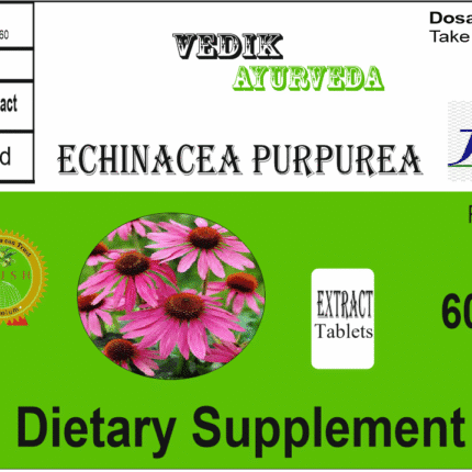 Vedik Ayurveda Echinacea Purpurea Extract Tablets Pack of 60 Tablets