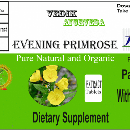 Vedik Ayurveda Evening Primrose Extract Tablets Pack of 60 Tablets