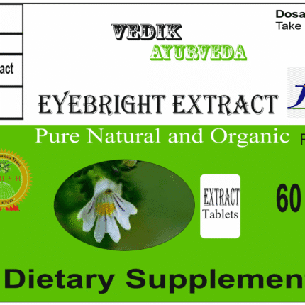 Vedik Ayurveda Eyebright Extract Tablets Pack of 60 Tablets