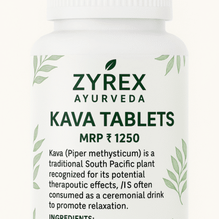 Zyrex piper methysticum(Kava Kava) Extract Tablet Pack Of 60 Tablets
