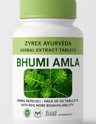 Zyrex Ayurveda Bhumi Amla Extract Tablets Pack of 60 Tablets