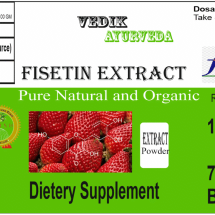 Vedik Ayurveda Fisetin Extract Powder Pack of 100 Gram