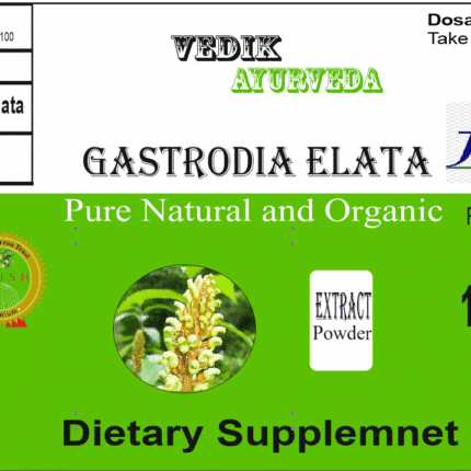 Vedik Ayurveda Gastrodia elata Extract Powder Pack of 100 Gram
