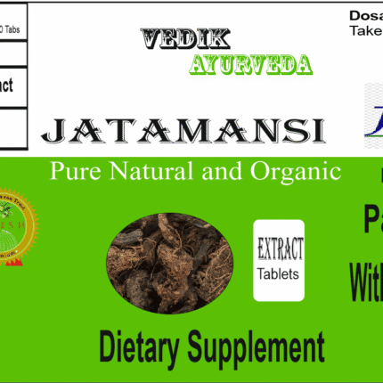 Vedik Ayurveda Jatamansi Extract Tablets Pack of 60 Tablets
