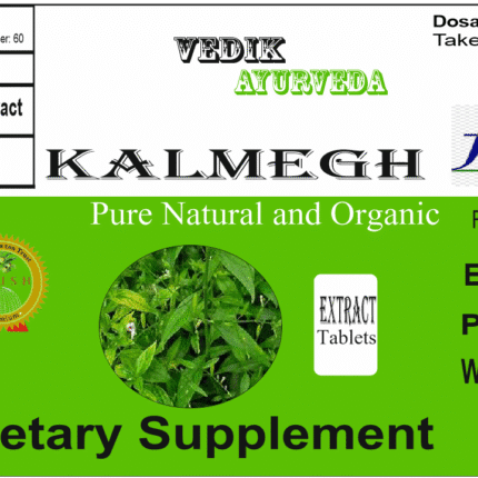 Vedik Ayurveda Kalmegh Extract Tablets Pack of 60 Tablets