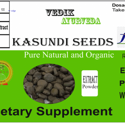 Vedik Ayurveda Kasundi Seeds Extract Powder Pack of 100 Gram