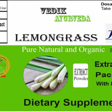 Vedik Ayurveda Lemongrass Extract Powder Pack of 100 Gram