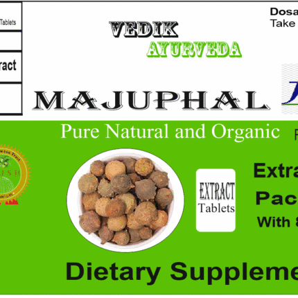 Vedik Ayurveda Majuphal Extract Tablets Pack of 60 Tablets