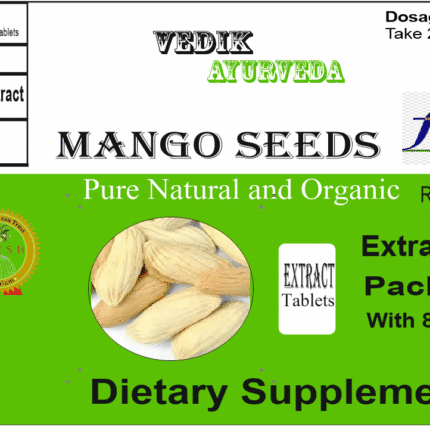 Vedik Ayurveda Mango Seeds Extract Tablets Pack of 60 Tablets