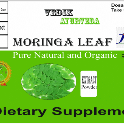 Vedik Ayurveda Moringa Leaf Extract Powder Pack of 100 Gram