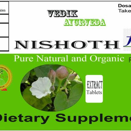 Vedik Ayurveda Nishoth Extract Tablets Pack of 60 Tablets