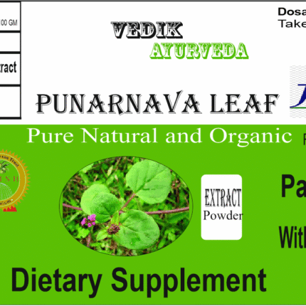 Vedik Ayurveda Punarnava Leaf Extract Powder Pack of 100 Gram