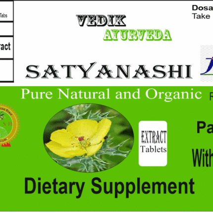Vedik Ayurveda Satyanashi Extract Tablets Pack of 60 Tablets