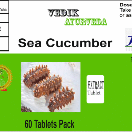 Vedik Ayurveda Sea Cucumber Extract Tablets Pack of 60 Tablets