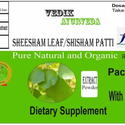 Vedik Ayurveda Shisham leaves Extract Powder Pack of 100 Gram