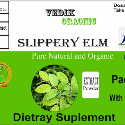 Vedik Ayurveda Slippery elm Extract Powder Pack of 100 Gram