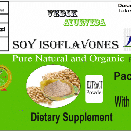Vedik Ayurveda SOY ISOFLAVONES Extract Powder Pack of 100 Gram