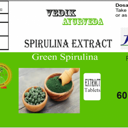 Vedik Ayurveda Spirulina Extract Tablets Pack of 60 Tablets