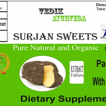 Vedik Ayurveda Surjan Sweets Extract Tablets Pack of 60 Tablets