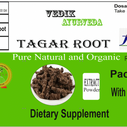Vedik Ayurveda Tagar Root Extract Powder Pack of 100 Gram