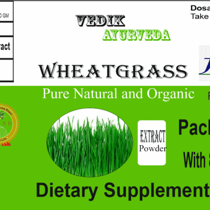 Vedik Ayurveda Wheatgrass Extract Powder Pack of 100 Gram