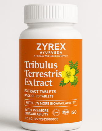 Zyrex Ayurveda Tribullus Terrestris Extract Tablets Pack of 60 Tablets.