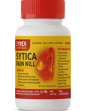 Zyrex Ayurveda Sytica Pain Nill Tablets Pack of 60 Tablets Pack