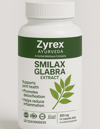 Zyrex Ayurveda Smilax Glabra Extract Tablets Pack of 60 Tablets Pack