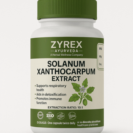 Zyrex Ayurveda Solanum Xanthocarpum Extract Tablets Pack of 60 Tablets Pack