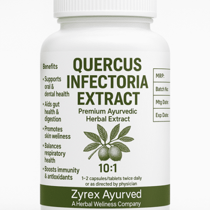 Zyrex Ayurveda Quercus Infectoria extract Extract Tablets Pack of 60 Tablets Pack