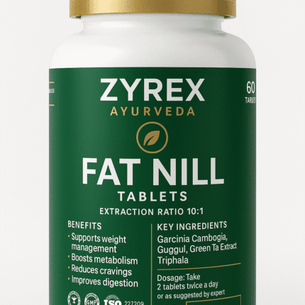 Zyrex Ayurveda Fat Nill Tablets Pack of 60 Tablets Pack