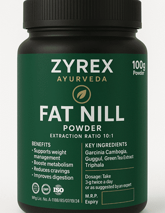 Zyrex Ayurveda Fat Nill Powder Pack of 100 Gram