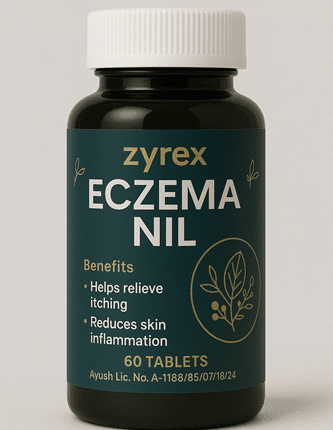 Zyrex Ayurveda Eczema Nill Tablets Pack of 60 Tablets Pack