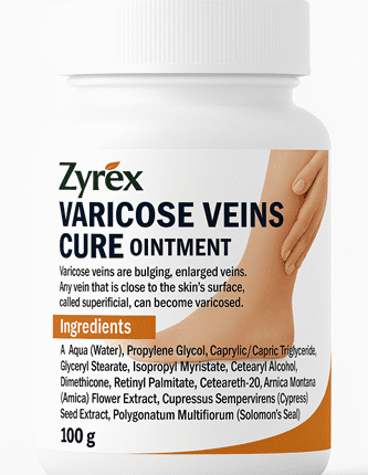 Zyrex Ayurveda Varicose Veins Cure Ointment Pack of 100 Gram