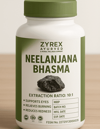 Zyrex Ayurveda Neelanjana Bhasma Tablets Pack of 60 Tablets