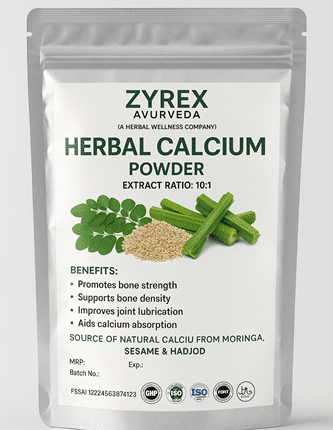 Zyrex Natural Calcium Powder. 100 Gm Pack