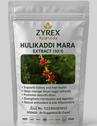 Zyrex Ayurveda Hulikaddi Mara (Ceylon Homalium) Extract Powder 100 Gram