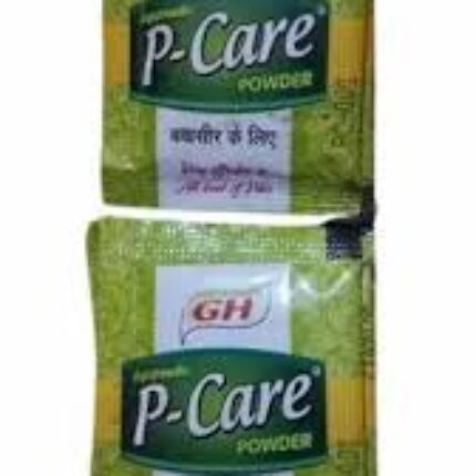 GH P CARE POWDER (Gopal Herbal P Care Powder -56 Pouches) is an Ayurvedic herbal medicine primarily used for the treatment of piles (hemorrhoids), anal fissures, and related digestive issues.