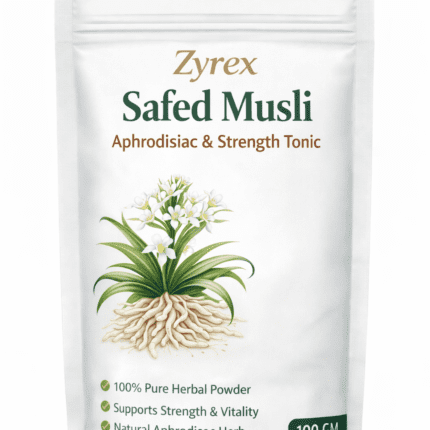 Zyrex Safed Musli – Aphrodisiac & strength tonic (Powder Pack of 100 GM)