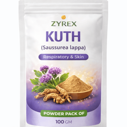 Zyrex Kuth (Saussurea lappa) – Respiratory & skin (Powder Pack of 100 GM)